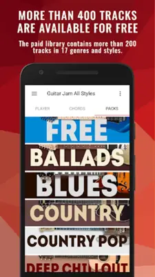 Backing Tracks Guitar Jam Ulti android App screenshot 9