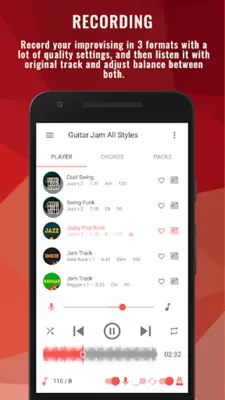 Backing Tracks Guitar Jam Ulti android App screenshot 10