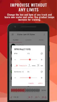 Backing Tracks Guitar Jam Ulti android App screenshot 14