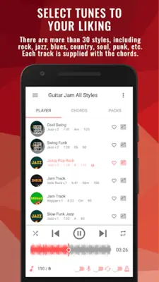 Backing Tracks Guitar Jam Ulti android App screenshot 15