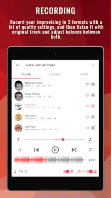 Backing Tracks Guitar Jam Ulti android App screenshot 2