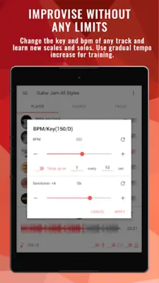 Backing Tracks Guitar Jam Ulti android App screenshot 6